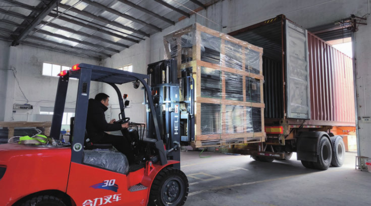 Product rail loading